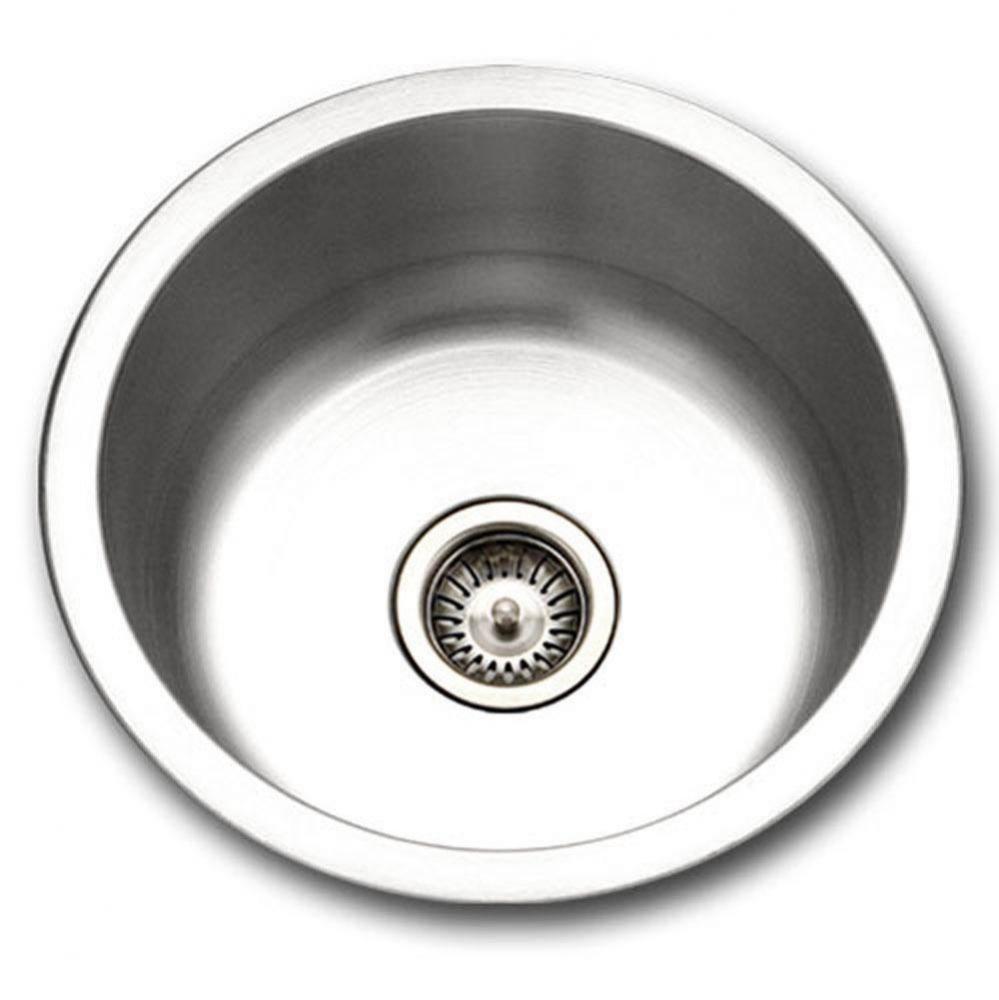 Hotel 18'' Topmount Stainless Steel Round Bar/Prep Sink, Bulk Pack