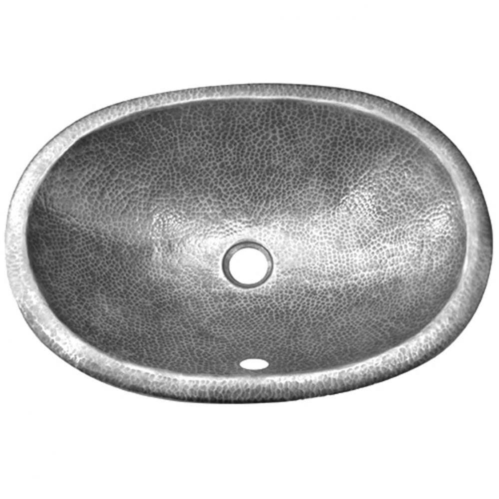 Topmount Pewter Lavavotory Sink, Pewter