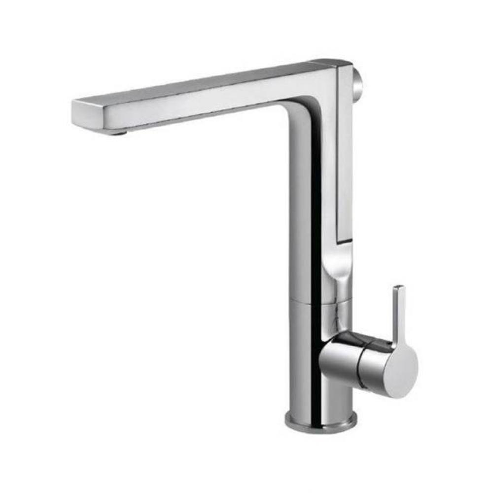 Integrated Rear Pull Up Handspray Kitchen Faucet in Polished Chrome