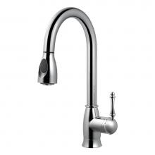 Hamat ARPD-1000-PC - Dual Function Pull Down Kitchen Faucet in Polished Chrome