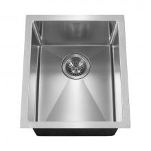 Hamat AXI-1214B - 10mm Radius Undermount Prep Bowl Kitchen Sink