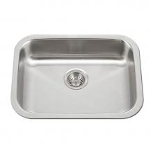 Hamat CADA-2318SU-6-20 - Classic 23'' ADA Undermount Stainless Steel Sink, 6'' Depth, Bulk Pack