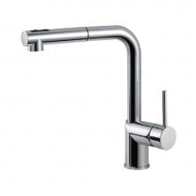 Hamat GAPO-2000-PC - Dual Function Pull Out Kitchen Faucet in Polished Chrome