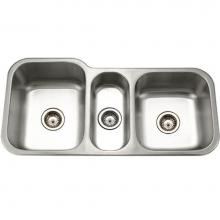 Hamat GOR-4021T-20 - Undermount Stainless Steel Triple Bowl Kitchen Sink