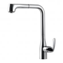 Hamat QUPO-2020-PC - Dual Function Pull Out Kitchen Faucet in Polished Chrome