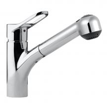 Hamat TAPO-2000-PC - Dual Function Pull Out Kitchen Faucet in Polished Chrome