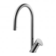 Hamat WAPD-1000-PC - Single Function Hidden Pull Down Kitchen Faucet in Polished Chrome