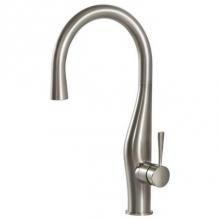 Hamat APPD-1000-BN - Single Function Hidden Pull Down Kitchen Faucet in Brushed Nickel
