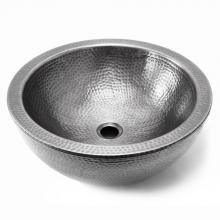 Hamat REA-17RVES-PW - Pewter Round Double Wall Vessel Sink