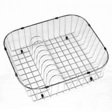 Hamat RIN-19176 - 19'' x 16 1/4'' x 6'' Rinsing Basket w/ Plate Rack