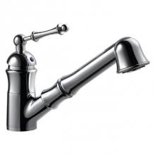 Hamat RIPO-2000-PC - Dual Function Pull Out Kitchen Faucet in Polished Chrome
