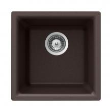 Hamat SIO-1616B-MO - SiOStone 16'' Granite Dual Mount Bar/Prep Sink, Mocha