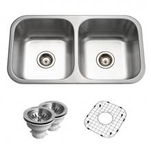 Hamat VIL-3218DT - Topmount Double Bowl Kitchen Sink