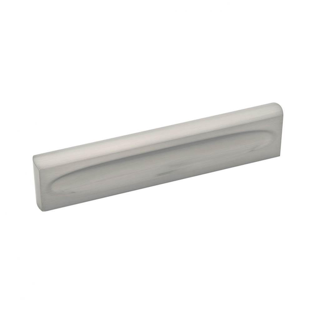 Ingot Collection Pull 3-3/4 Inch (96mm) Center to Center Satin Nickel Finish (10 Pack)