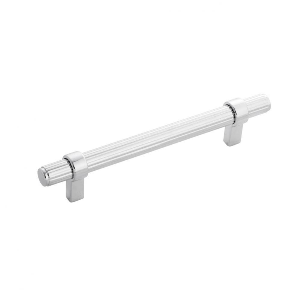 Sinclaire Collection Pull 5-1/16 Inch (128mm) Center to Center Chrome Finish (10 Pack)