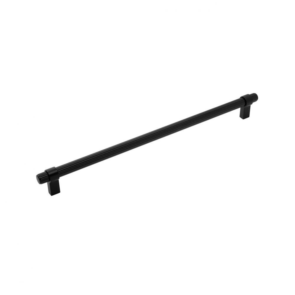 Sinclaire Collection Appliance Pull 18 Inch Center to Center Matte Black Finish