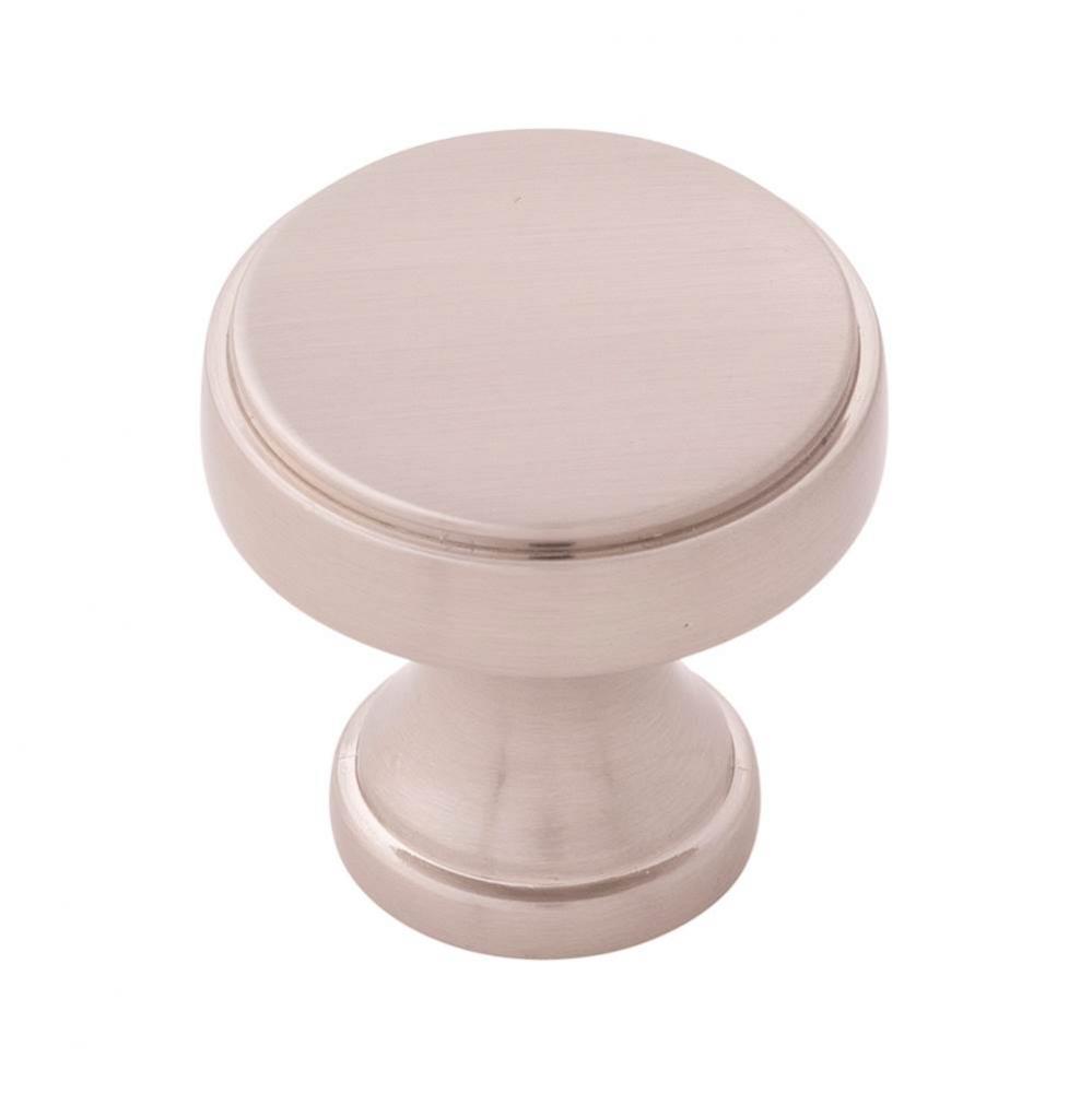 Brownstone Collection Knob 1-1/8 Inch Square Satin Nickel Finish (10 Pack)