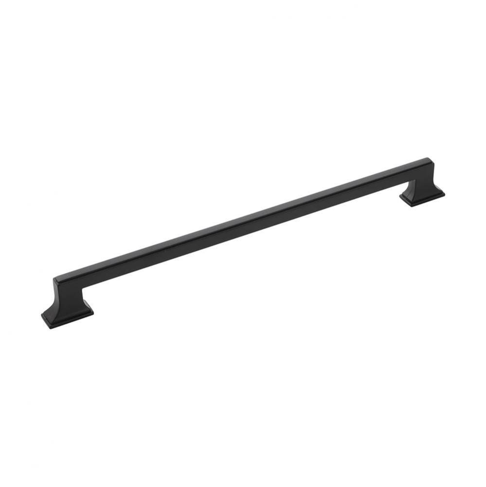 Brownstone Collection Pull 8-13/16 Inch (224mm) Center to Center Matte Black Finish (5 Pack)