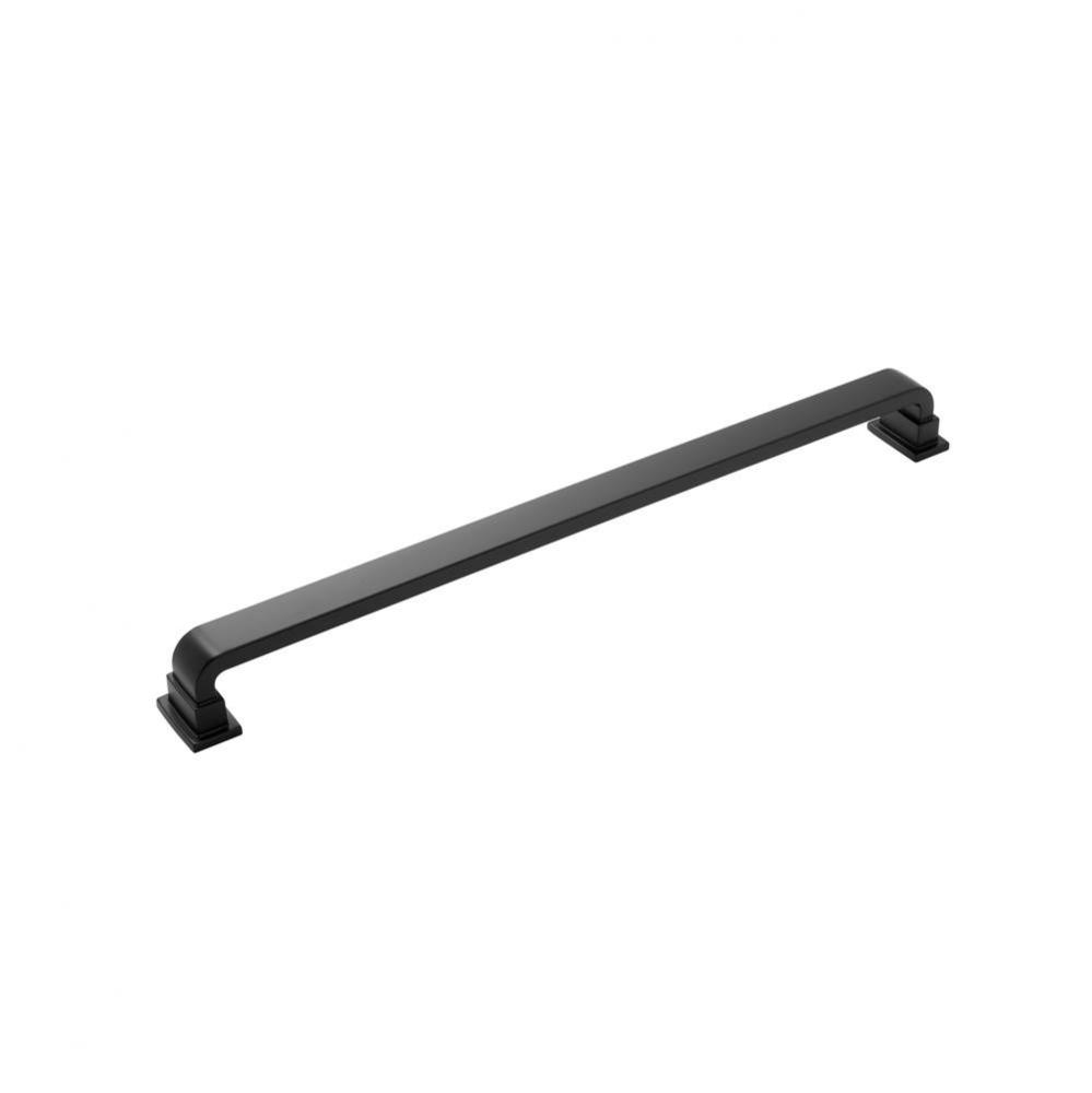 Brighton Collection Appliance Pull 18 Inch Center to Center Matte Black Finish