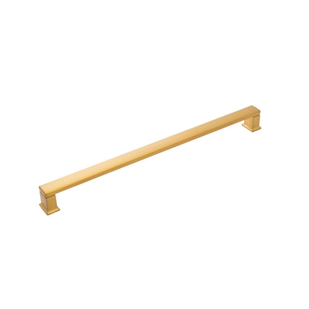 Cambridge Collection Appliance Pull 18 Inch Center to Center Brushed Golden Brass Finish