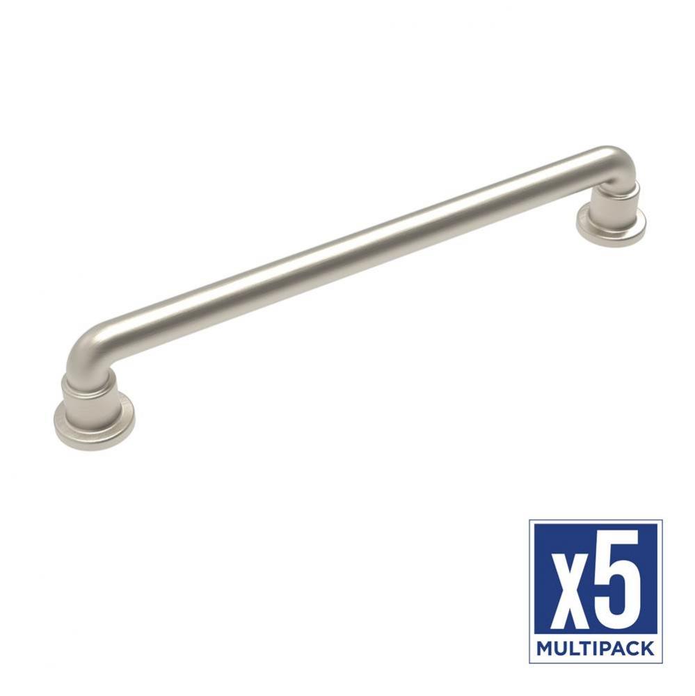 Urbane Collection Appliance Pull 12 Inch Center to Center Satin Nickel Finish (5 Pack)
