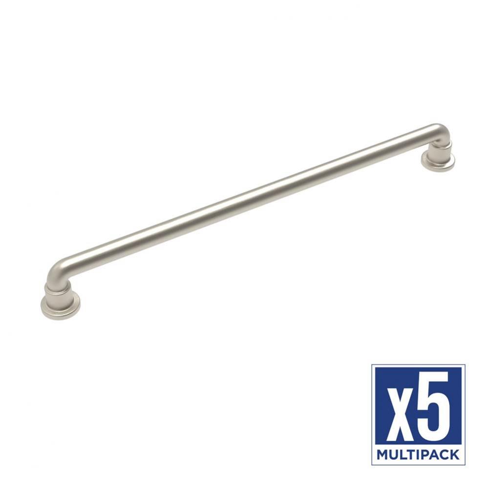 Urbane Collection Appliance Pull 18 Inch Center to Center Satin Nickel Finish (5 Pack)