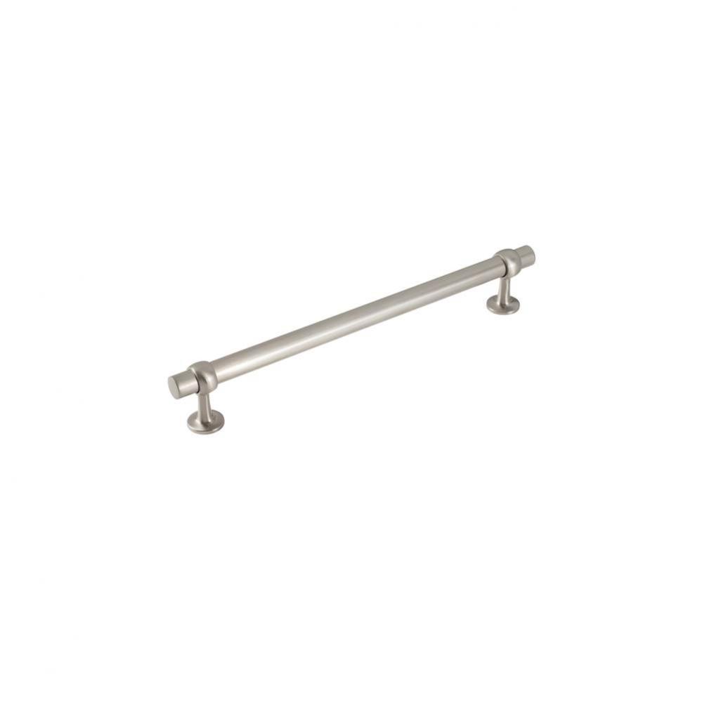 Ostia Collection Appliance Pull 12 Inch Center to Center Satin Nickel Finish
