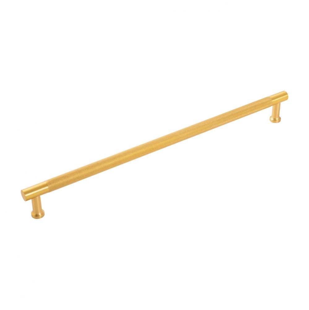 Verge Collection Appliance Pull 18 Inch Center to Center Brushed Golden Brass Finish