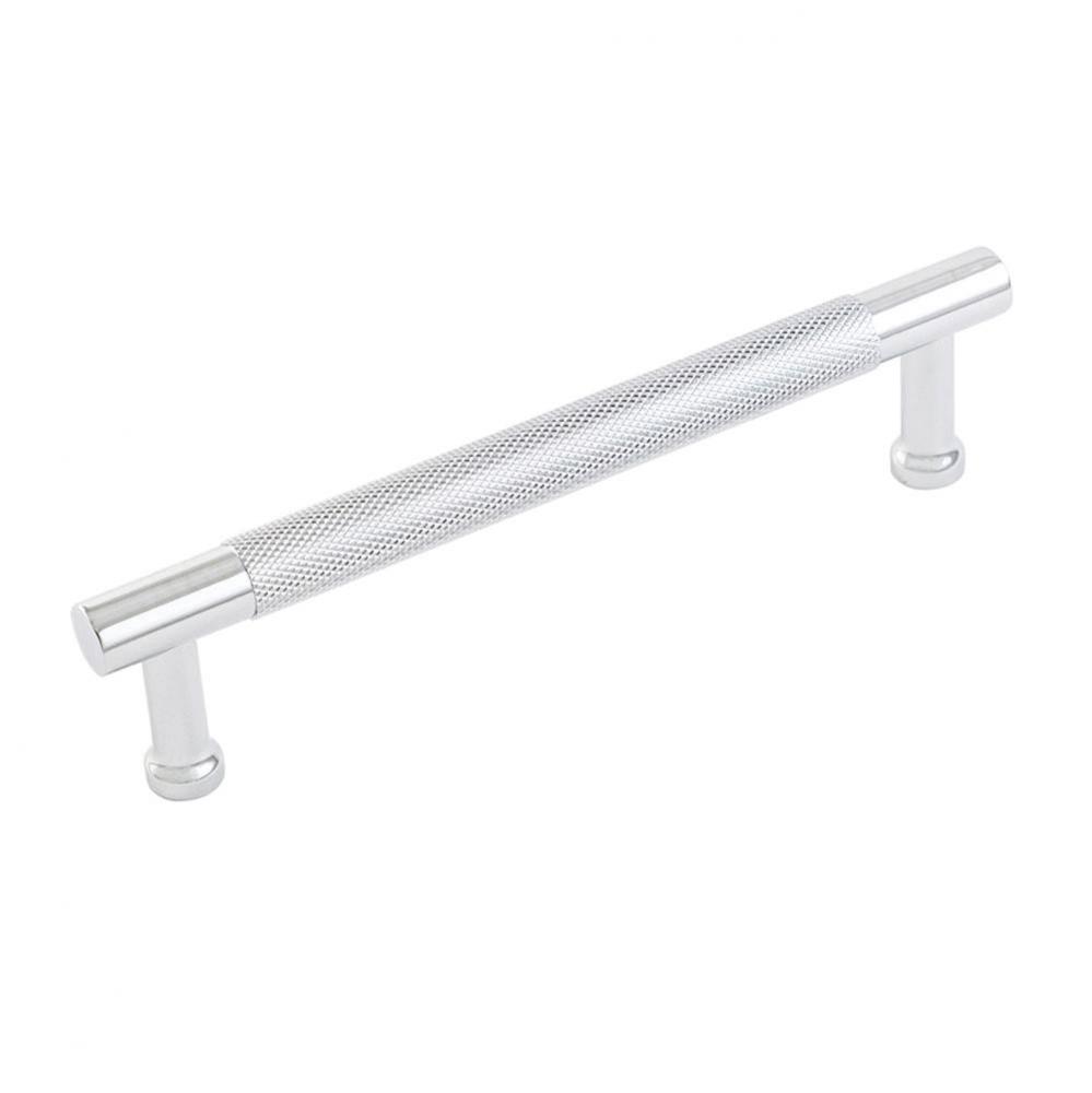 Verge Collection Pull 5-1/16 Inch (128mm) Center to Center Chrome Finish