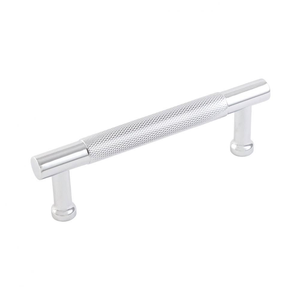 Verge Collection Pull 3-3/4 Inch (96mm) Center to Center Chrome Finish