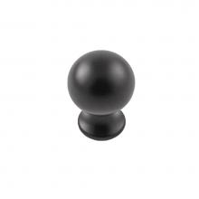Belwith Keeler B076288-MB - Fuller Collection Knob 1 Inch Diameter Matte Black Finish