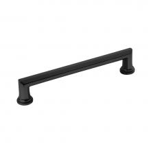 Belwith Keeler B076542-MB - Facette Collection Pull 6-5/16 Inch (160mm) Center to Center Matte Black Finish