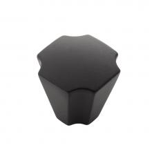 Belwith Keeler B076635-MB-10B - Monarch Collection Knob 1-1/8 Inch x 1-1/8 Inch Matte Black Finish (10 Pack)