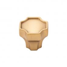 Belwith Keeler B076636-BGB-10B - Monarch Collection Knob 1-1/4 Inch x 1-1/4 Inch Brushed Golden Brass Finish (10 Pack)