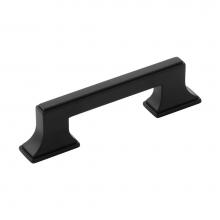 Belwith Keeler B077460-MB-10B - Brownstone Collection Knob 1-3/8 Inch Square Matte Black Finish (10 Pack)