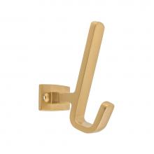 Belwith Keeler B077900BGB - Brighton Collection Hook 1-1/2 Inch Center to Center Brushed Golden Brass Finish