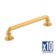 Belwith Keeler B077949BGB-10B - Urbane Collection Pull 6-5/16 Inch (160mm) Center to Center Brushed Golden Brass Finish (10 Pack)