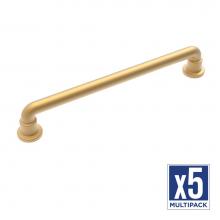 Belwith Keeler B077952BGB-5B - Urbane Collection Appliance Pull 12 Inch Center to Center Brushed Golden Brass Finish (5 Pack)