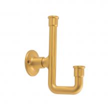 Belwith Keeler B077954BGB - Urbane Collection Hook 1-1/4 Inch Center to Center Brushed Golden Brass Finish