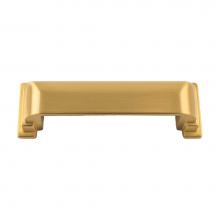 Belwith Keeler B077958BGB - Brighton Collection Cup Pull 3-3/4 Inch (96mm) Center to Center Brushed Golden Brass Finish