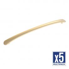 Belwith Keeler B079379-BGB-5B - Vale Collection Appliance Pull 18 Inch Center to Center Brushed Golden Brass Finish (5 Pack)