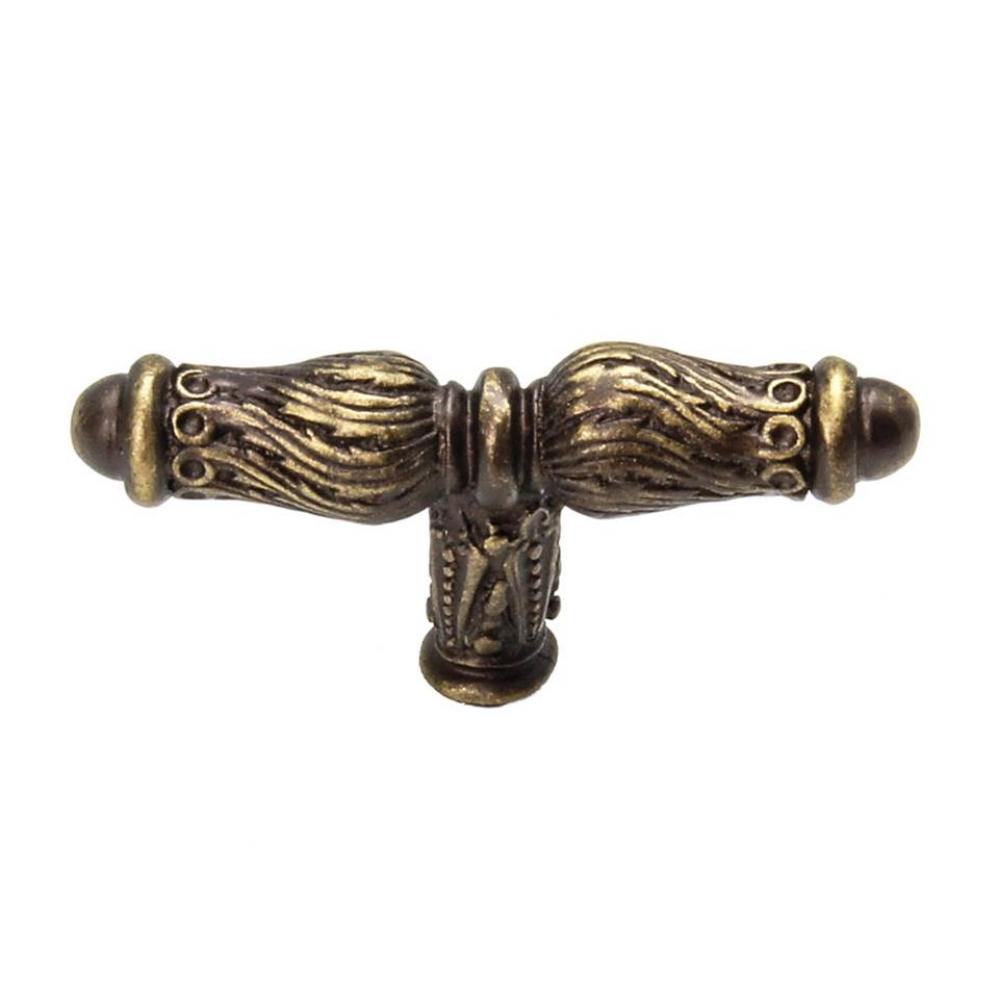 Acanthus Knob w/ Feather Scroll