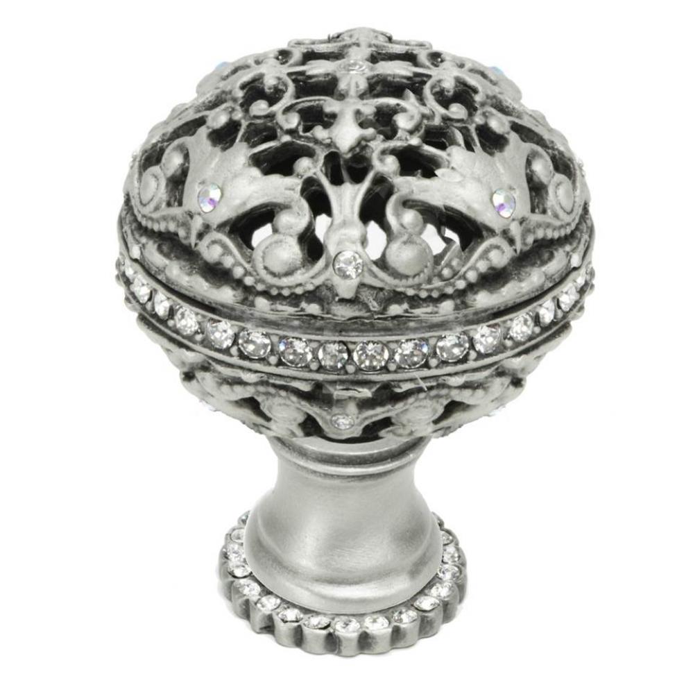 Juliane Grace Large Knob Full Round w/ Halo Platform w/ Swarovski Crystals