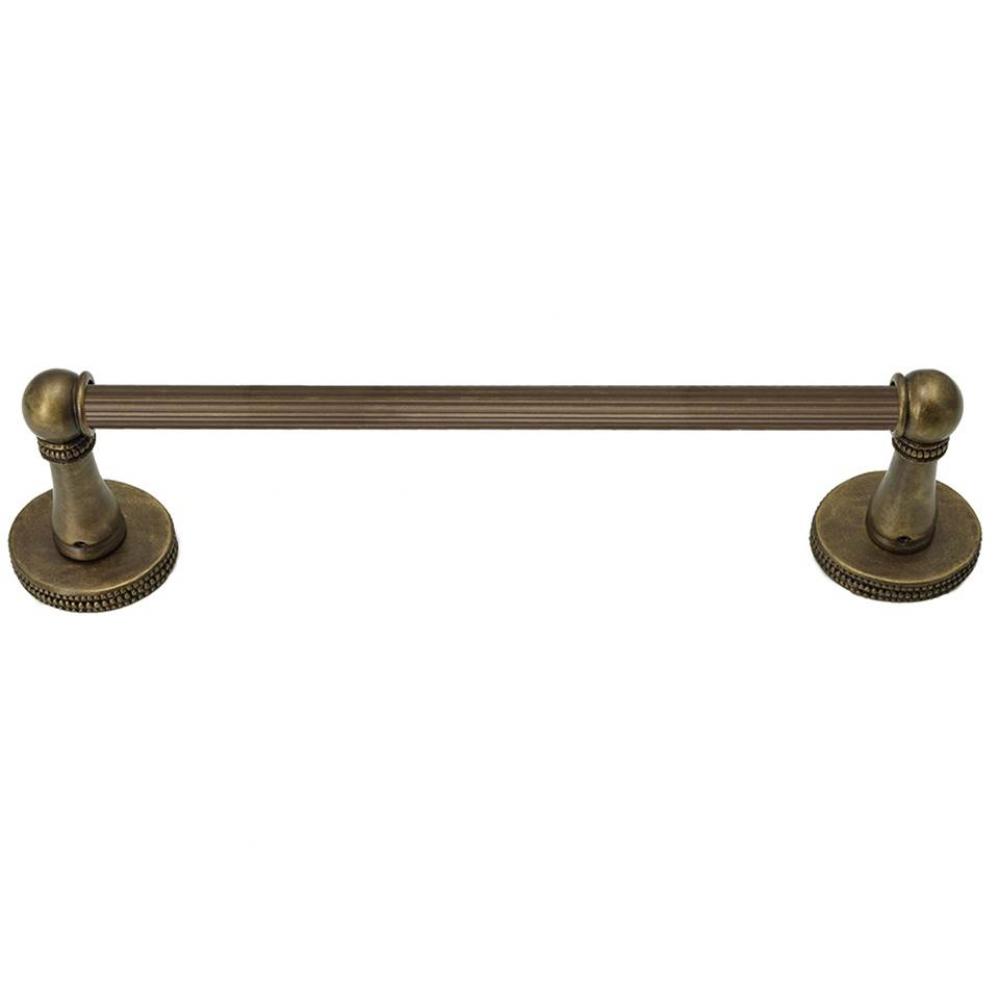 Classic 16'' O.C. Approx Towel Bar 5/8'' Reeded Center