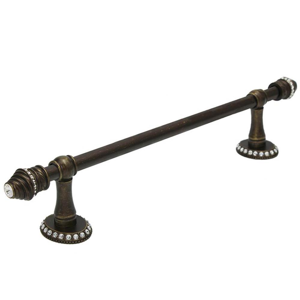 Cache Ii 36'' O.C. Approx Towel Bar w/ 80 Rivoli Swarovski Crystals w/ 5/8'' S