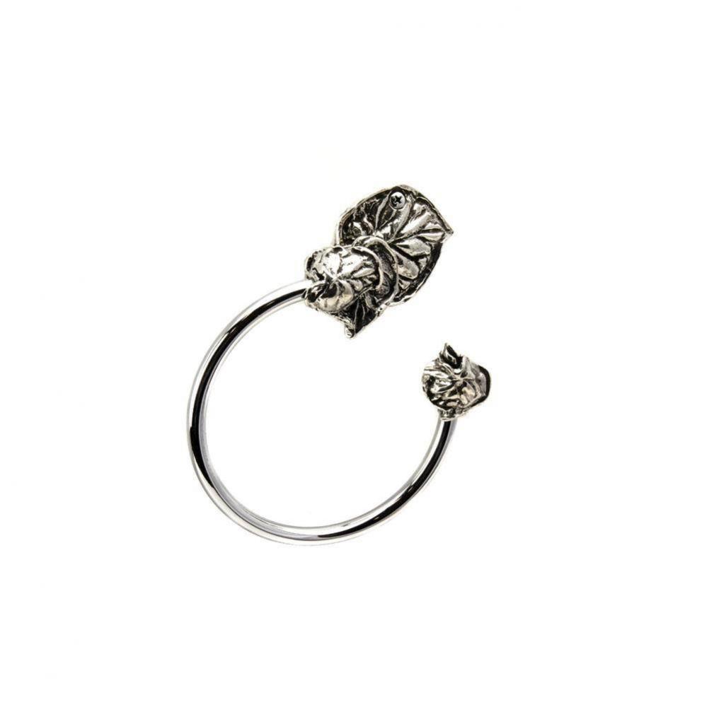 Lily Pad Swing Towel Ring