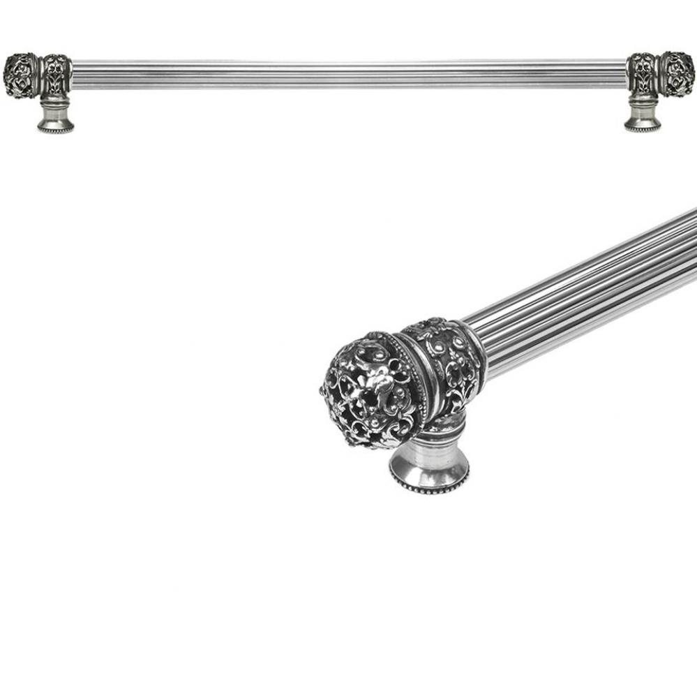 Juliane Grace 22'' O.C. Approx w/ 5/8'' Reeded Center Long Pull Small Finial