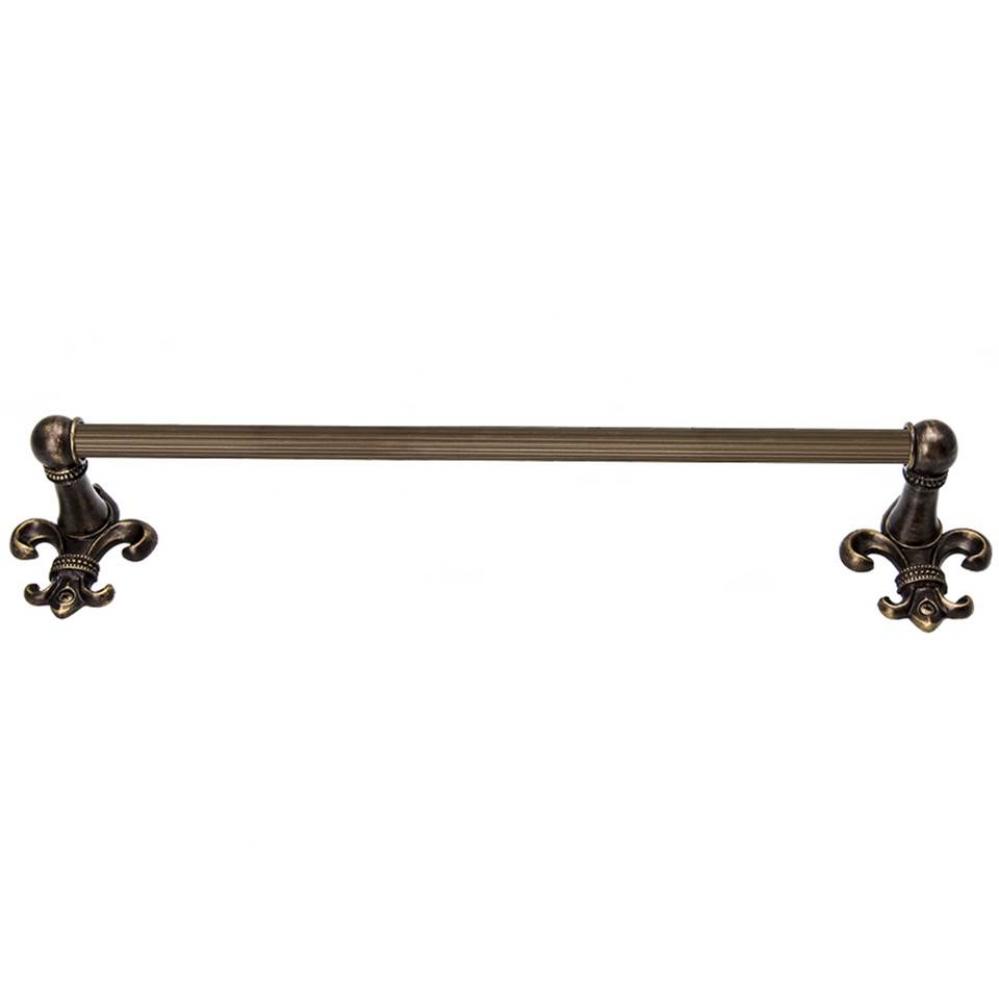 Charlemagne 32'' O.C Approx Towel Bar w/ 5/8'' Reeded Center