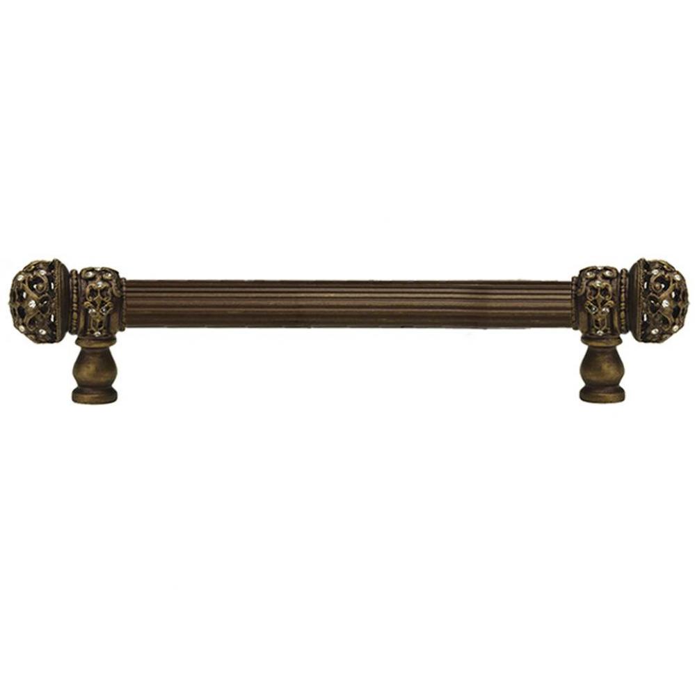 Juliane Grace 6'' O.C. Approx w/ 5/8'' Reeded Center Long Pull Small Finial w/