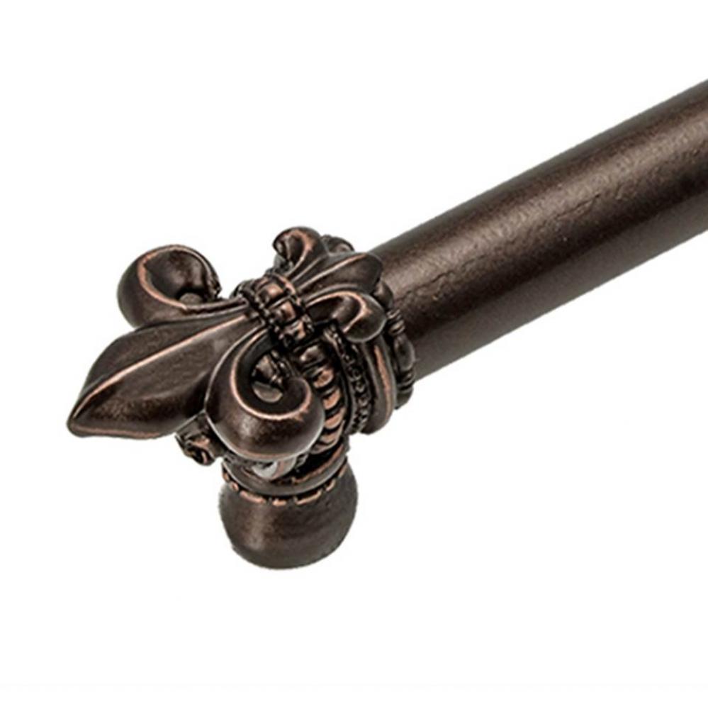 Charlemagne 22'' O.C. Approx w/ 5/8'' Smooth Center Long Pull w/ Large Fleur D